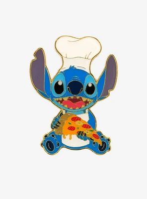 Loungefly Disney Lilo & Stitch Chef Pineapple Pizza Slice Enamel Pin — BoxLunch Exclusive