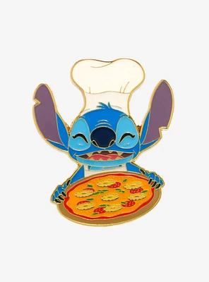 Loungefly Disney Lilo & Stitch Chef Pineapple Pizza Enamel Pin — BoxLunch Exclusive