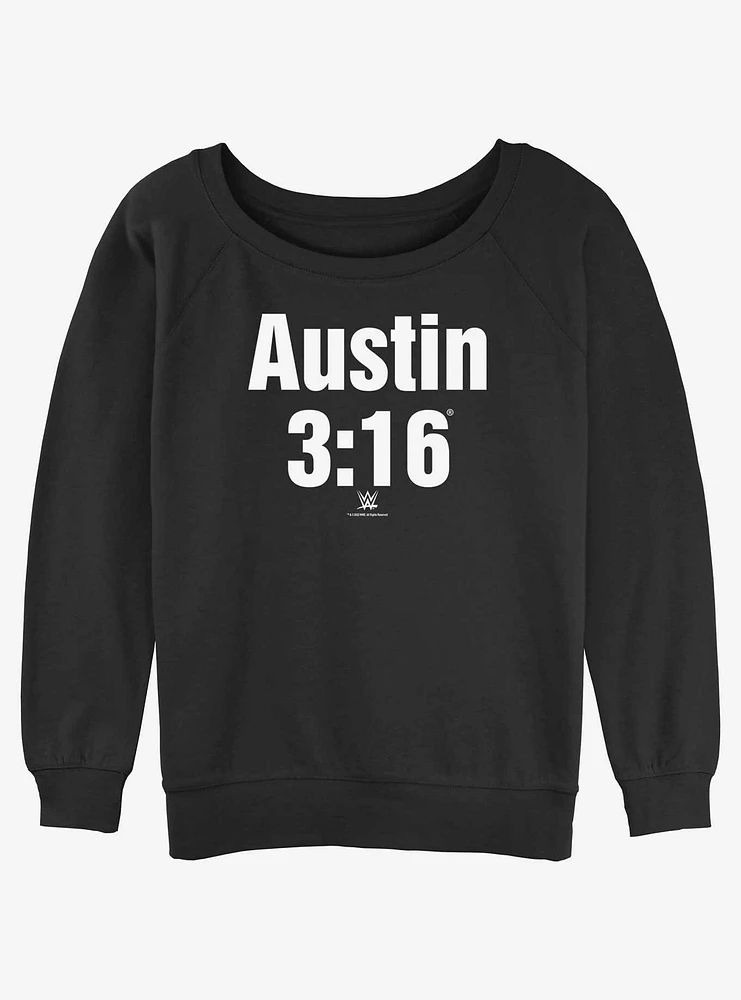 WWE Austin 3:16 Girls Slouchy Sweatshirt