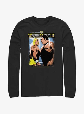 WWE Wrestlemania III Hulk Hogan vs Andre The Giant Long-Sleeve T-Shirt