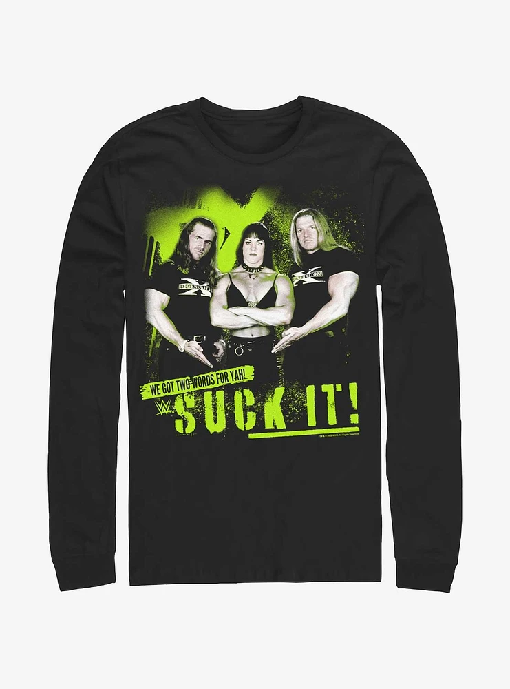 WWE DX Two Words For Yah Long-Sleeve T-Shirt