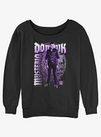 WWE Dominik Mystereo Girls Slouchy Sweatshirt