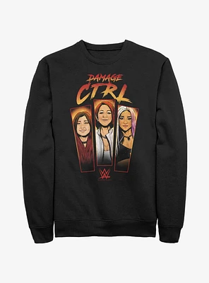 WWE Damage CTRL Panels Sweatshirt