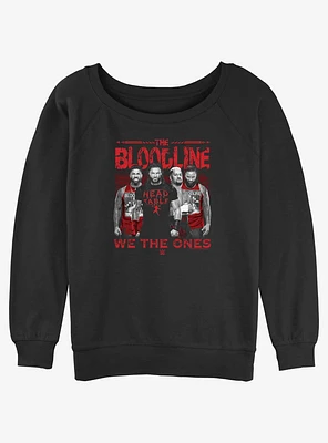WWE The Bloodline Group Girls Slouchy Sweatshirt