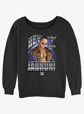 WWE The Rock Jabroni Girls Slouchy Sweatshirt