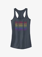 The Golden Girls Rainbow Logo Tank