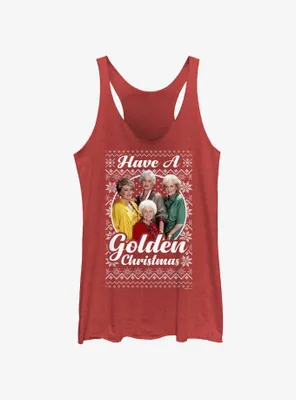 The Golden Girls Ugly Christmas Womens Tank Top