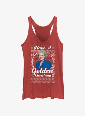 The Golden Girls Rose Ugly Christmas Womens Tank Top