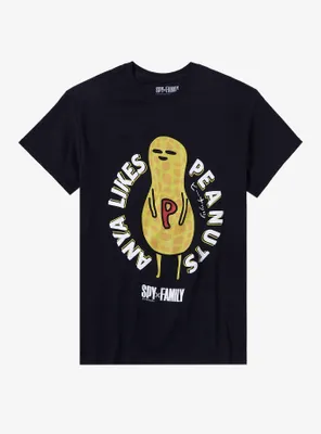 Spy X Family Anya Likes Peanuts Mascot T-Shirt
