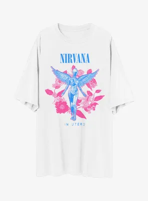 Nirvana Utero Boyfriend Fit Girls T-Shirt