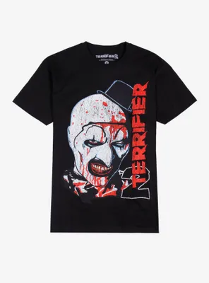 Terrifier 2 Art The Clown Blood Splatters T-Shirt