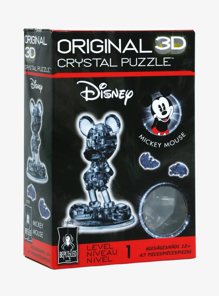 Disney Mickey Mouse Black 3D Crystal Puzzle