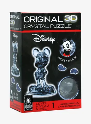 Disney Mickey Mouse Black 3D Crystal Puzzle