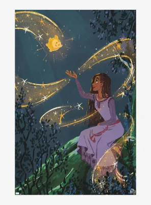Disney Wish Asha & Star Poster