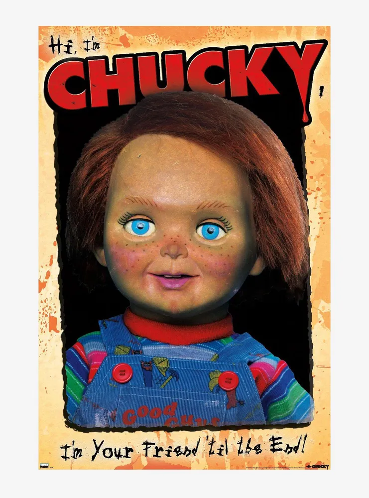 Child's Play Chucky Portrait Poster