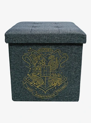 Harry Potter Hogwarts Grey Storage Ottoman