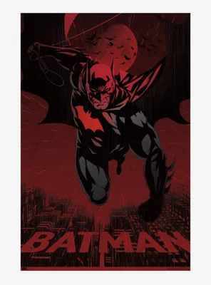 DC Comics Batman Red Tonal Poster