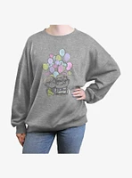 Disney Pixar Up Ellie and Carl Love Girls Oversized Sweatshirt