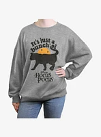 Disney Hocus Pocus Binx Cat A Bunch Of Girls Oversized Sweatshirt