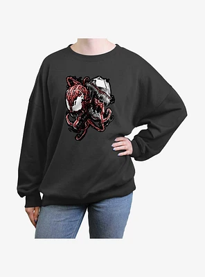Marvel Venom Poison Girls Oversized Sweatshirt