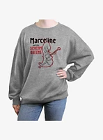 Adventure Time Marceline And The Scream Queens Girls Oversized Sweatshirt