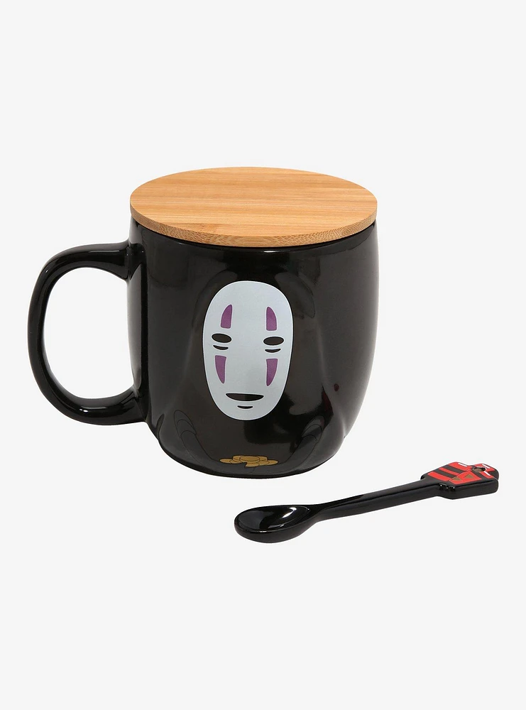 Studio Ghibli® Spirited Away No-Face Lidded Mug With Spoon