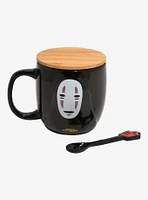 Studio Ghibli® Spirited Away No-Face Lidded Mug With Spoon