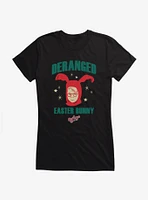 A Christmas Story Deranged Easter Bunny Girls T-Shirt