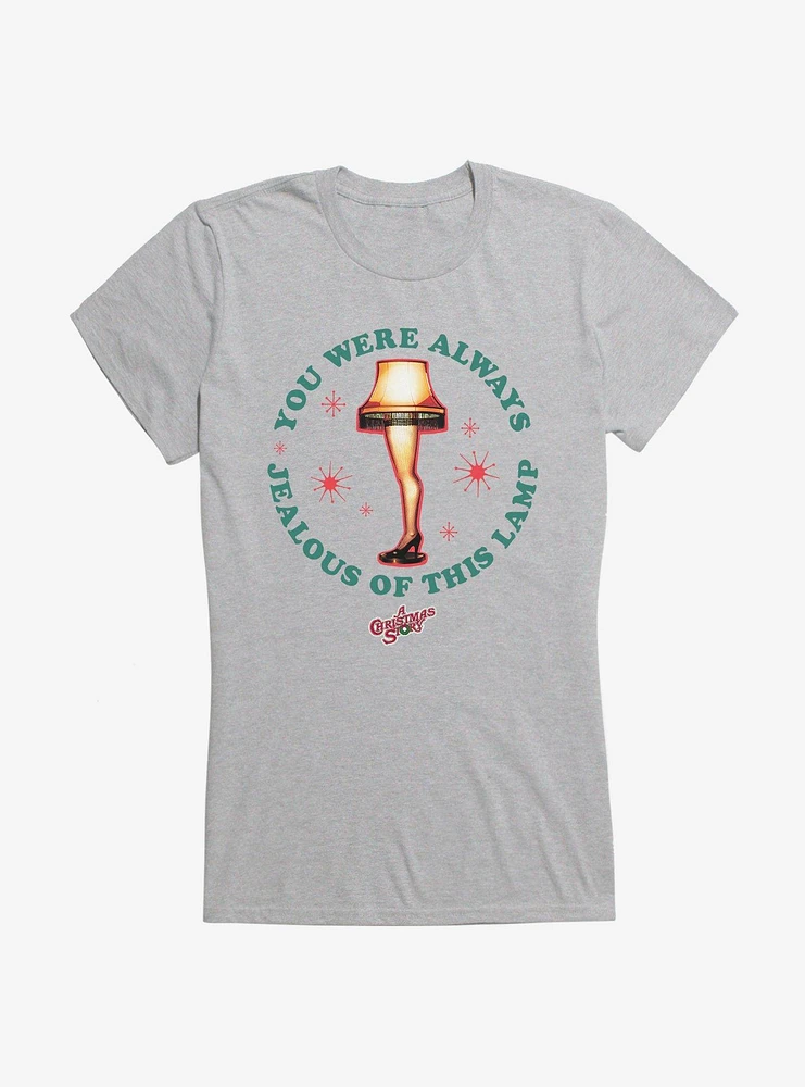 A Christmas Story Always Jealous Lamp Girls T-Shirt