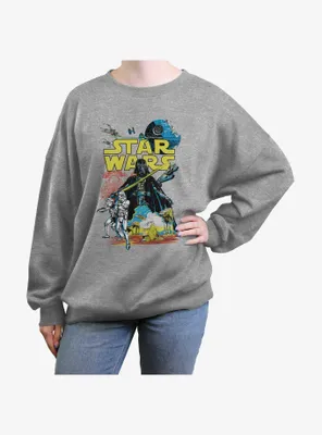 Star Wars Rebel Classic Womens Oversized Sweatshirt