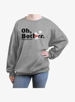 Disney Winnie The Pooh More Bothers Womens Oversized Sweatshirt