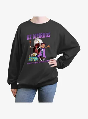 Disney The Owl House Weirdos Unite Womens Oversized Sweatshirt