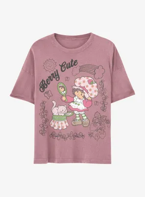 Strawberry Shortcake Berry Cute Boyfriend Fit Girls T-Shirt