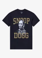 Snoop Dogg Portrait Gold Lettering Boyfriend Fit Girls T-Shirt