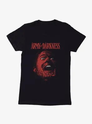 Army Of Darkness Red Ash Womens T-Shirt