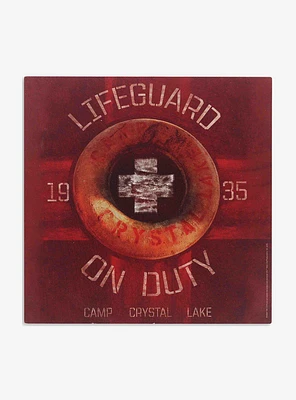 Friday the 13th Lifeguard On Duty Wood Wall Decor