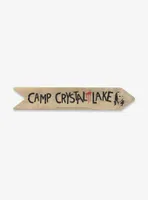 Friday the 13th Camp Crystal Lake Arrow Wood Wall Decor