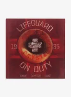 Friday the 13th Lifeguard On Duty Wood Wall Decor