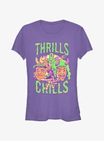 Stranger Things Thrills & Chills Drip Dustin and Eddie Girls T-Shirt