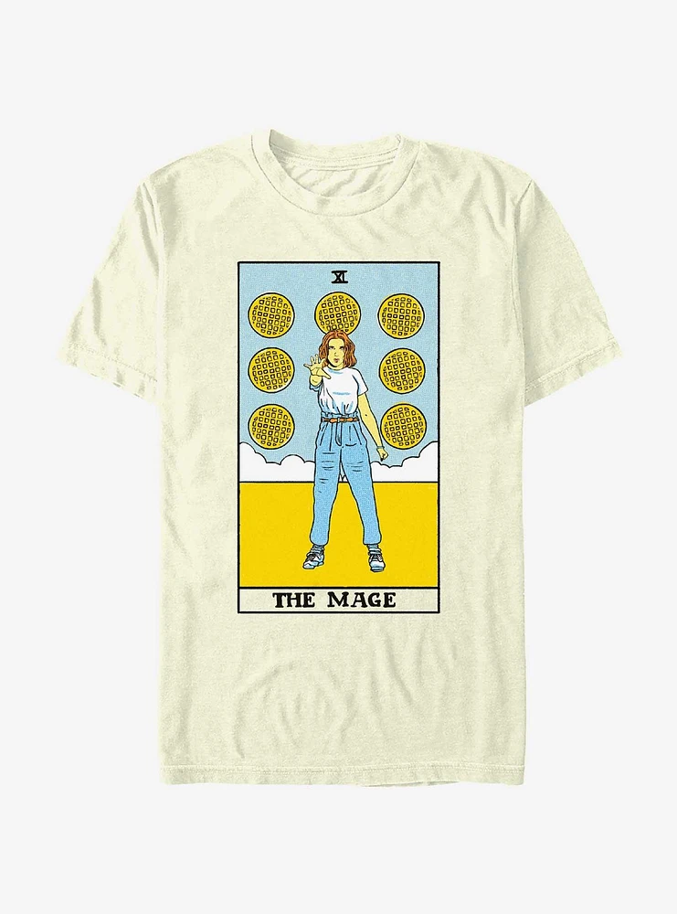 Stranger Things Eleven The Mage Tarot Card T-Shirt