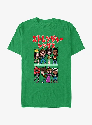 Stranger Things Katakana Panels T-Shirt