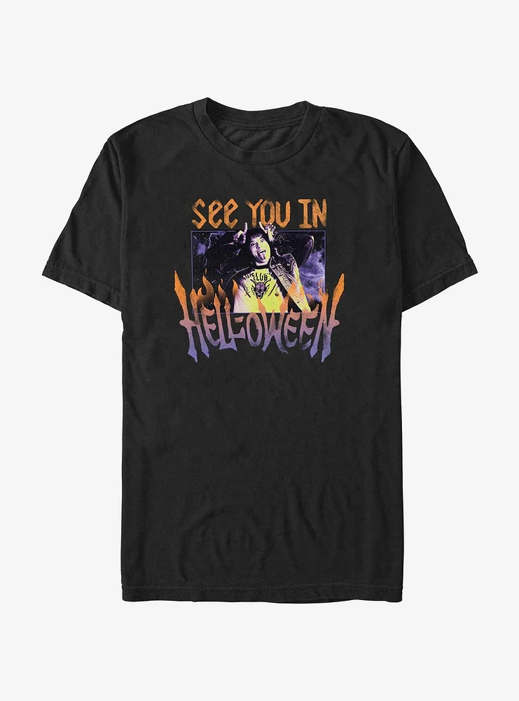 Stranger Things Eddie Munson See You Helloween T-Shirt