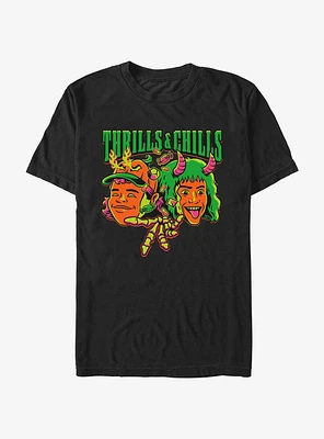 Stranger Things Thrills & Chills Dustin and Eddie T-Shirt