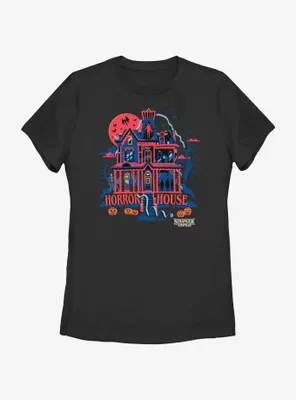 Stranger Things Haunted Vecna House Womens T-Shirt
