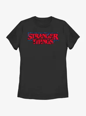 Stranger Things Intertwined Vines Logo Womens T-Shirt