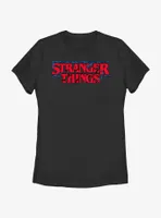 Stranger Things Intertwined Vines Logo Womens T-Shirt