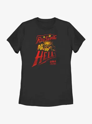 Stranger Things Raising Hell Womens T-Shirt