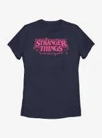 Stranger Things Webbed Logo Womens T-Shirt