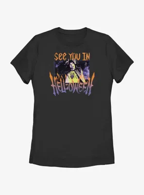 Stranger Things Eddie Munson See You Helloween Womens T-Shirt