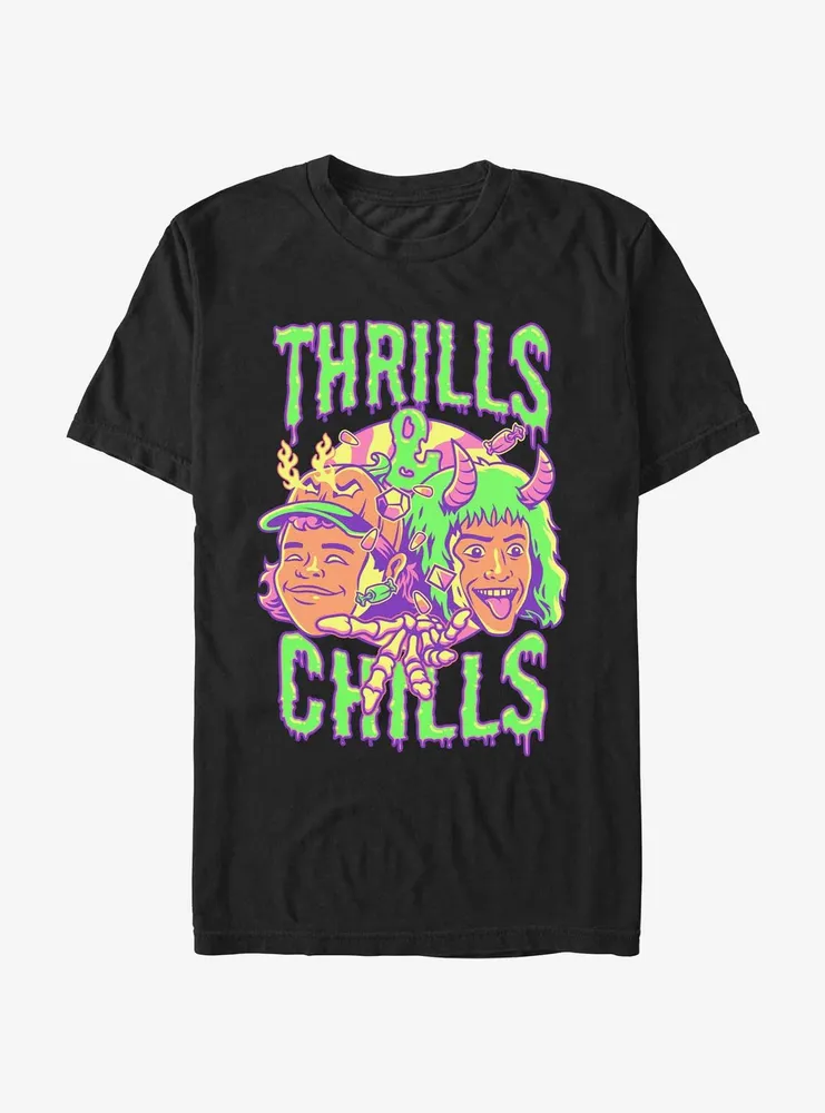 Stranger Things Thrills & Chills Drip Dustin and Eddie T-Shirt